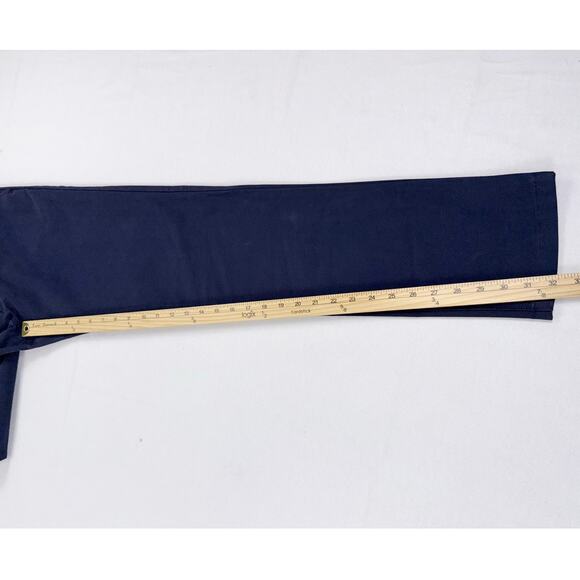 J Crew Men's 484 Slim Fit Midweight Tech Pant 29 x 32 Navy Blue Narrow Leg - Picture 15 of 16